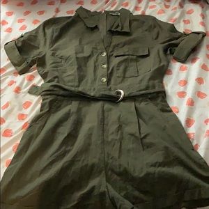 Charlotte russe military jumpsuit